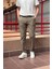Erkek, Keten dokuma, Pamuklu kumaş, Regular fit, Mevsimlik Pantolon 294 2