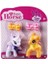 L-34-10 - Pony 2 Li Figür Set Tokalı Kartela Beyaz 1