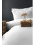 Pure White 300TC Saten Çift Kişilik Nevresim Takımı 1