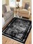 Dijital Çizgili Halı Yıkanabilir Halı Kaymaz Taban Kilim Dot Tabanlı Oturma Odası Halısı 5265B 3