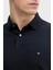 Logolu Pamuklu Regular Fit Düğmeli Polo Yaka Sweat Erkek Polo Yaka Sweat MW0MW20183 Dw5 4
