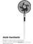 Akıllı Vantilatör Wi-Fi Bluetooth Mobil Uygulama Kontrollü Max. 60 db Ultra Sessiz 7 Saat Zamanlayıcı Ayaklı Fan X7430 2