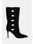The Revival Ornamet Kadın Siyah Topuklu Çizme 1
