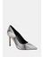 The Revival Pump Kadın Siyah Beyaz Topuklu Ayakkabı 2