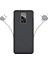 Pw-05 Hızlı Şarj Powerbank LED Göstergeli Micro Lightning Type-C Dahili Kablolu Taşınabilir Şarj Cihazı 10000MAH 1