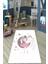 Prenses Desenli Pembe Kaymaz Taban Makinede Yıkanabilir Dot Tabanlı Çocuk Halısı 10008A 2