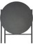 Disk Masası Siyah Çelik 72 cm - Çap 70 cm 3