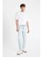 90's Slim Fit Dar Kalıp Yüksek Bel Dar Paça Jean Pantolon D1820AX24SM 1