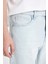90's Slim Fit Dar Kalıp Yüksek Bel Dar Paça Jean Pantolon D1820AX24SM 5