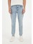 %100 Pamuk 90's Slim Fit Dar Kalıp Yüksel Bel Dar Paça Jean Pantolon B5784AX24AU 5