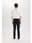 Pedro Slim Fit Dar Kalıp Normal Bel Dar Paça Siyah Jean Pantolon R8788AZ24SP 7