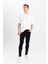 Super Skinny Fit En Dar Kalıp Normal Bel Ekstra Dar Paça Siyah Jean Pantolon R8752AZ24SP 1