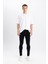 Super Skinny Fit En Dar Kalıp Normal Bel Ekstra Dar Paça Siyah Jean Pantolon R8752AZ24SP 4