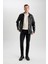 Carlo Skinny Fit Ekstra Dar Kalıp Normal Bel Ekstra Dar Paça Siyah Jean Pantolon S2285AZ24SP 3