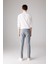 Yazlık Chino Kanvas Pantolon Slim Fit Dar Kesim Cepli Dar Paça T1055AZ24SP 6
