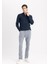 Yazlık Chino Kanvas Pantolon Slim Fit Dar Kesim Cepli Dar Paça T1055AZ24SP 7