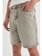 %100 Pamuk Straight Fit Jean Bermuda Şort D3879AX24SM 5