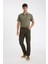 Regular Fit Normal Kesim Pantolon Düz Paça Cepli Basic Düz D1049AX24WN 1
