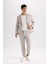 Jogger Yazlık Kumaş Pantolon Basic Düz Cepli Düz Paça D3695AX24AU 4