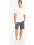 Slim Fit Dar Kesim Cepli Basic Düz Bermuda Şort W1105AZ24SM 3