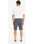 Slim Fit Dar Kesim Cepli Basic Düz Bermuda Şort W1105AZ24SM 7