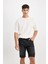 Regular Fit Jean Bermuda Şort D3960AX24SM 3