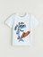 Lcw Kids Beyaz Baskılı Erkek Çocuk Şortlu Pijama Takımı 2