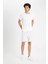 Slim Fit Dar Kesim Dar Paça Şort W7965AZ24HS 3