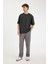 %100 Pamuk Yazlık Jogger Pantolon Wide Leg Bol Rahat Kesim Paraşüt Beli Bağcıklı Geniş Bol Paça C9159AX24AU 3