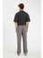 %100 Pamuk Yazlık Jogger Pantolon Wide Leg Bol Rahat Kesim Paraşüt Beli Bağcıklı Geniş Bol Paça C9159AX24AU 6