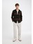 %100 Pamuk Yazlık Jogger Pantolon Wide Leg Bol Rahat Kesim Paraşüt Beli Bağcıklı Geniş Bol Paça C9159AX24AU 1