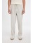 %100 Pamuk Yazlık Jogger Pantolon Wide Leg Bol Rahat Kesim Paraşüt Beli Bağcıklı Geniş Bol Paça C9159AX24AU 3