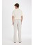 %100 Pamuk Yazlık Jogger Pantolon Wide Leg Bol Rahat Kesim Paraşüt Beli Bağcıklı Geniş Bol Paça C9159AX24AU 6