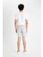 Slim Fit Dar Kesim Dar Paça Şort W7965AZ24HS 7