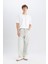 %100 Pamuk Baggy Fit Geniş Kalıp Normal Bel Geniş Paça Jean Pantolon D6468AX24AU 2