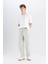 %100 Pamuk Baggy Fit Geniş Kalıp Normal Bel Geniş Paça Jean Pantolon D6468AX24AU 3