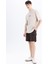 Regular Fit Kargo Cepli Basic Düz Bermuda Şort D0476AX24SM 1
