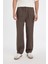 %100 Pamuk Yazlık Jogger Pantolon Wide Leg Bol Rahat Kesim Paraşüt Beli Bağcıklı Geniş Bol Paça C9159AX24AU 5