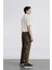 Regular Gabardin Jogger Pantolon Kargo Cepli Beli Paçası Lastikli C9163AX25SP 5