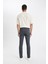 Pantolon Slim Fit Dar Kesim Cepli Dar Paça C9436AX24AU 6