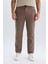 %100 Pamuk Yazlık Jogger Pantolon Regular Fit Normal Kesim Keten Görünümlü Düz Paça Cepli B4138AX25SP 4