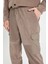 Regular Fit Polar Eşofman Altı Beli Paçası Lastikli Kargo Cepli A7040AX24AU 5