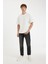 %100 Pamuk 90's Slim Fit Dar Kalıp Yüksek Bel Dar Paça Siyah Jean Pantolon D6612AX24AU 2