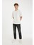 %100 Pamuk 90's Slim Fit Dar Kalıp Yüksek Bel Dar Paça Siyah Jean Pantolon D6612AX24AU 3