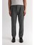 Antrasit Pantolon Tailored Regular Fit Normal Kesim Düz Paça Cepli D3704AX24AU 4