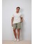 %100 Pamuk Regular Fit Gabardin Bermuda Şort C7684AX25SP 1