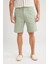 %100 Pamuk Regular Fit Gabardin Bermuda Şort C7684AX25SP 6