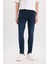 Carlo Skinny Fit Ekstra Dar Kalıp Normal Bel Ekstra Dar Paça Jean Pantolon B3620AX25SP 4