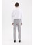 Tailored Fit Normal Kesim Düz Paça Her Yöne Esneyen Yazlık Kumaş Pantolon C7508AX25SP 7