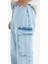 %100 Pamuk Relax Fit Rahat Kesim Geniş Paça Kargo Cepli Jean Pantolon D7274AX25SP 8
